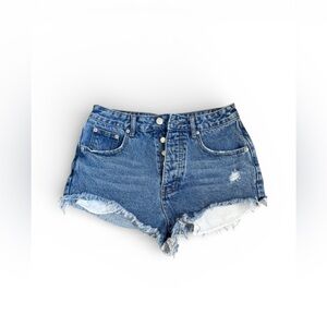 Mahina Classic Blue Jean Shorts